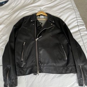 Brand new! Eleventy Ansel Moto Leather Jacket